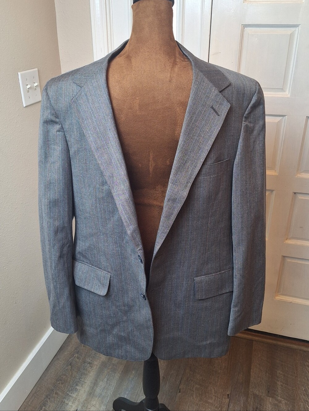 Vtg Vanjulian Men's 2 Button Blazer, Sz M